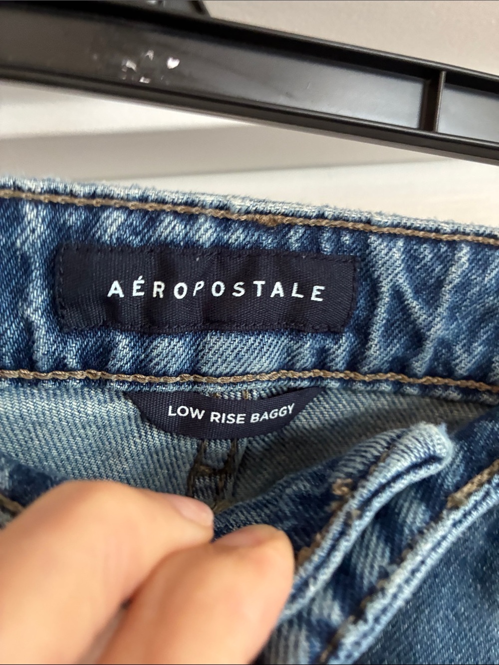 Coquette Y2K Dreamy Low Rise Baggy Aero Jeans Size 6 Oversized Styling - Picture 3 of 10
